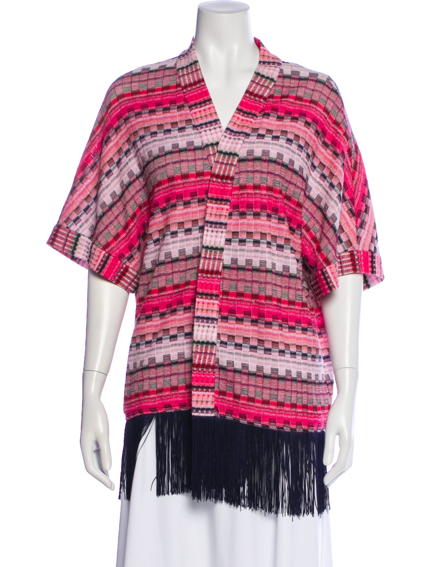 Trina Turk Plaid Print Jacket