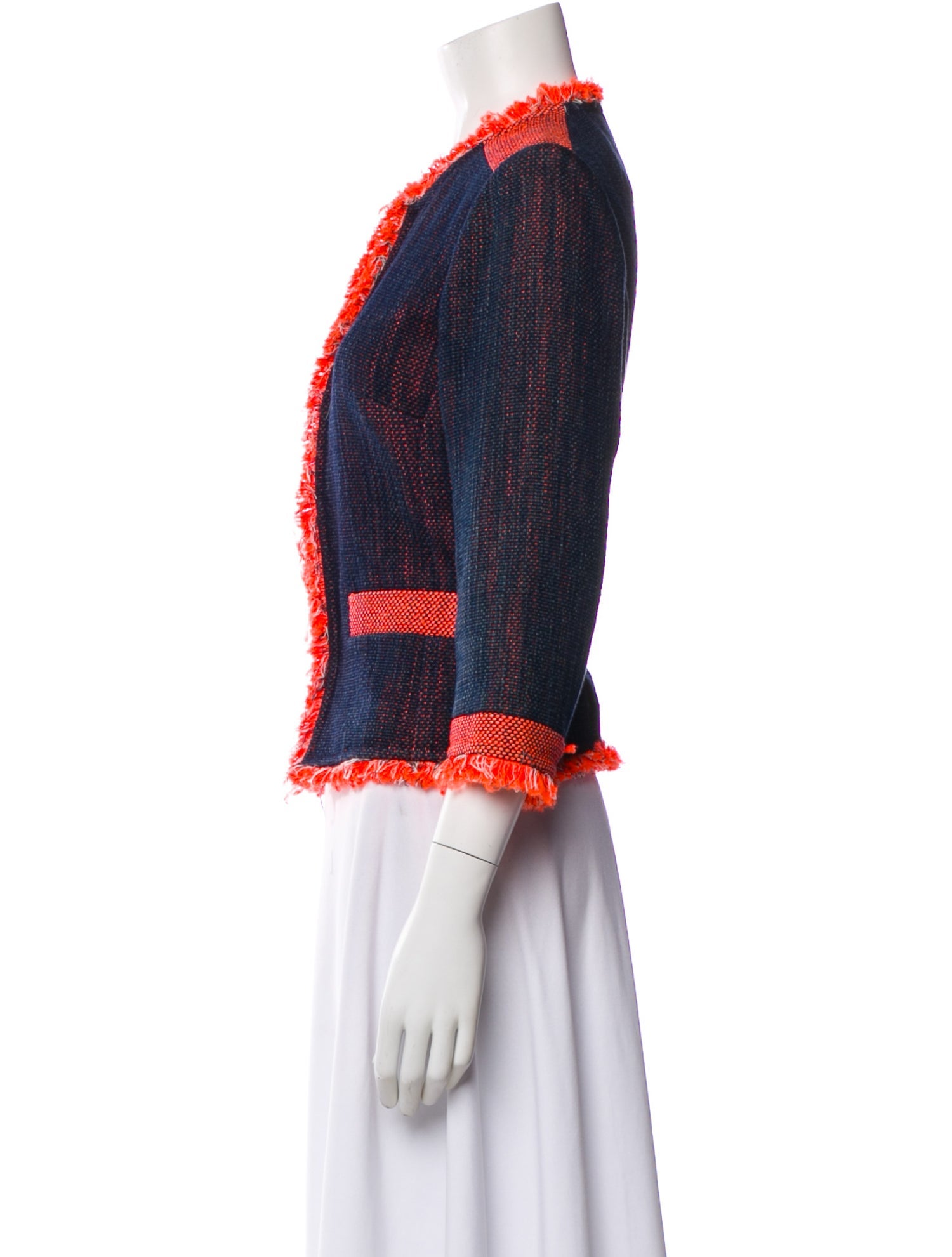 Trina Turk Tweed Pattern Evening Jacket