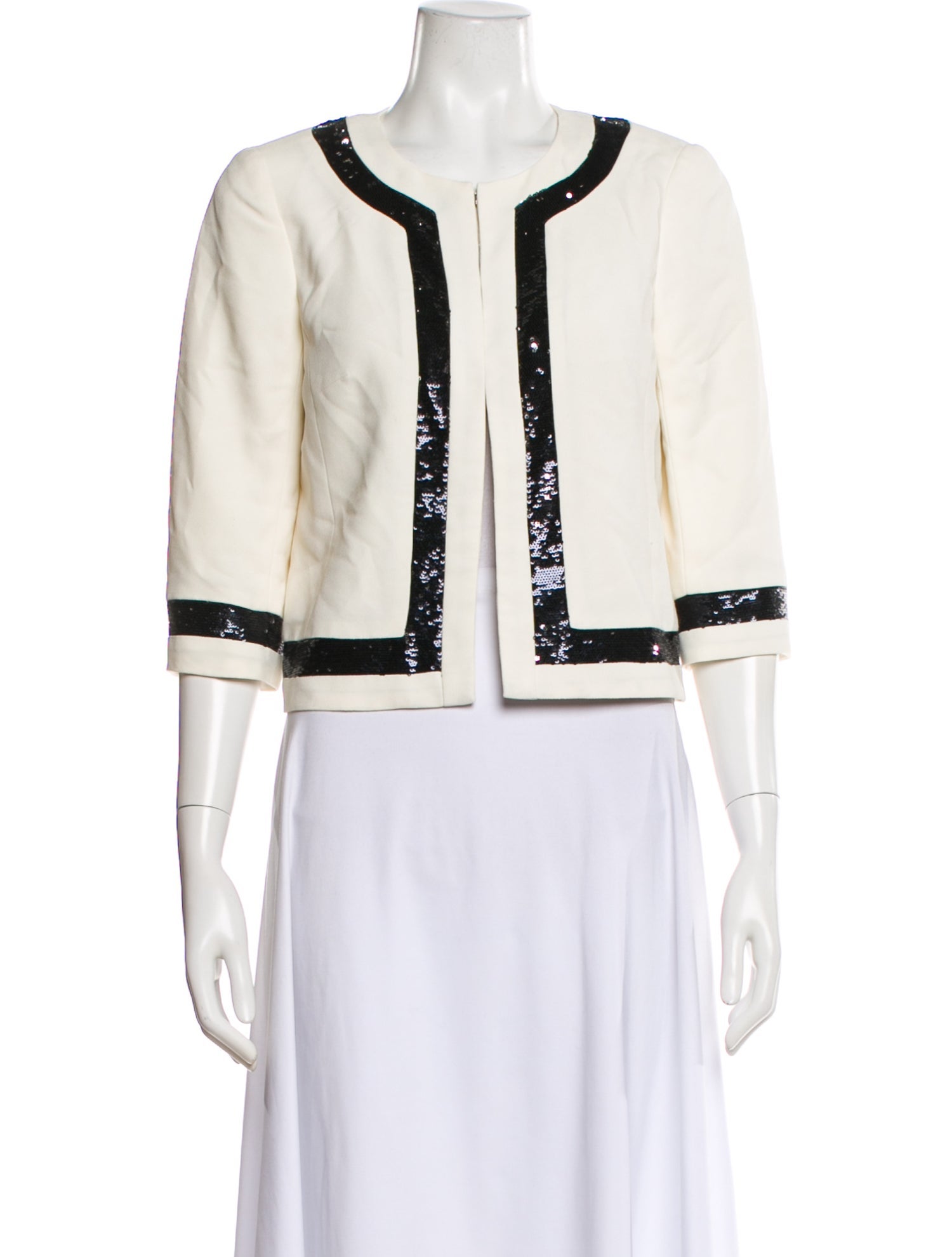 Trina Turk Striped Evening Jacket