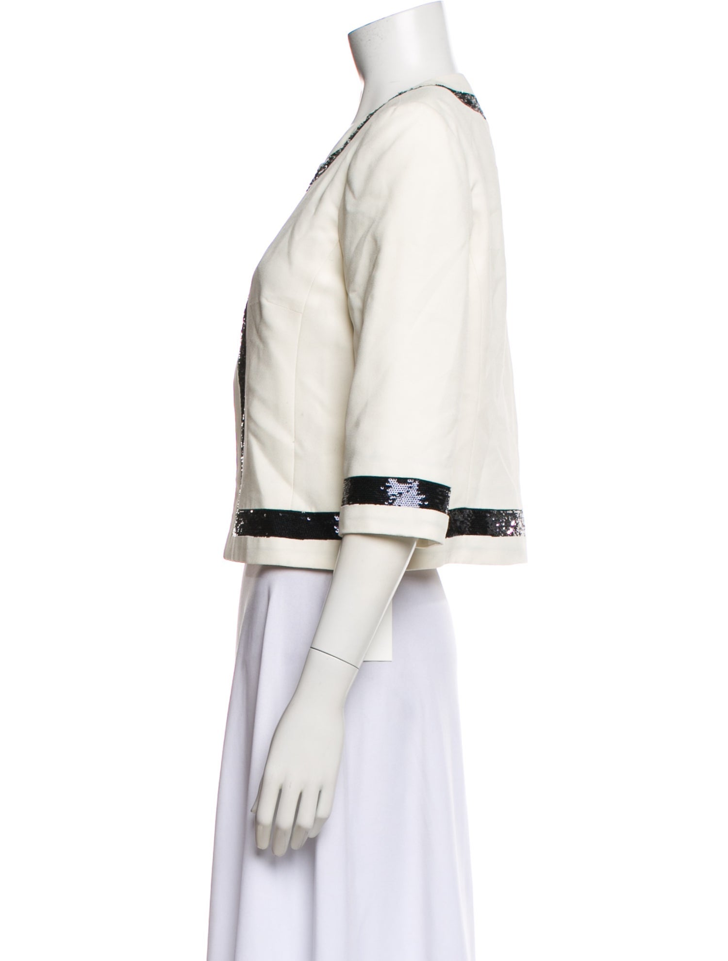 Trina Turk Striped Evening Jacket