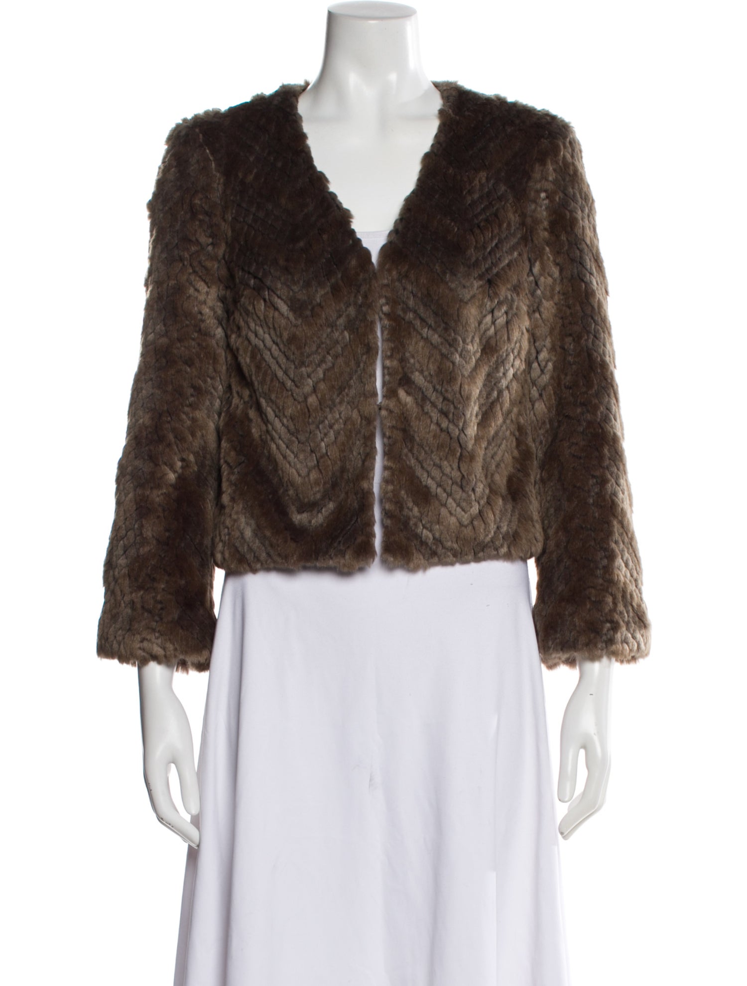 Trina Turk Faux Fur Jacket