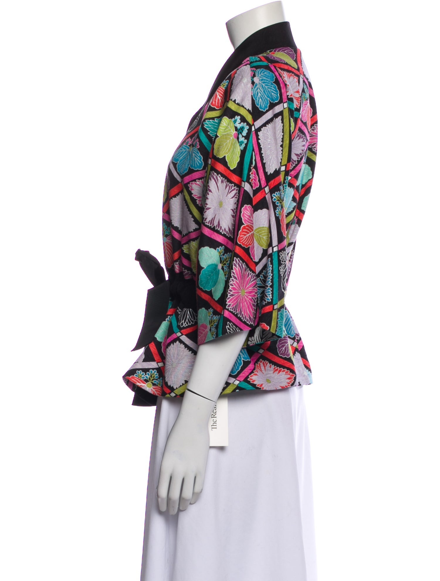 Trina Turk Linen Printed Jacket