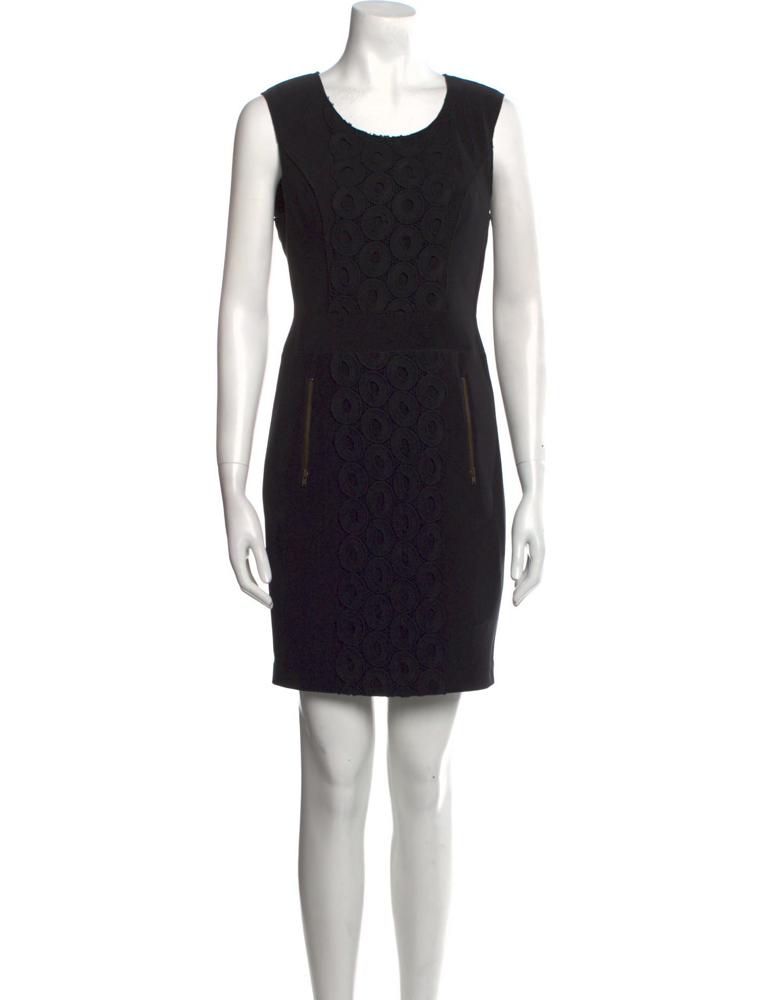 Tracy Reese x Magaschoni Lace Pattern Mini Dress