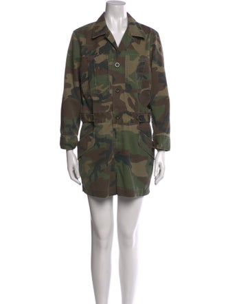 Trave Camouflage Print Romper