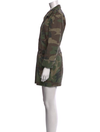 Trave Camouflage Print Romper