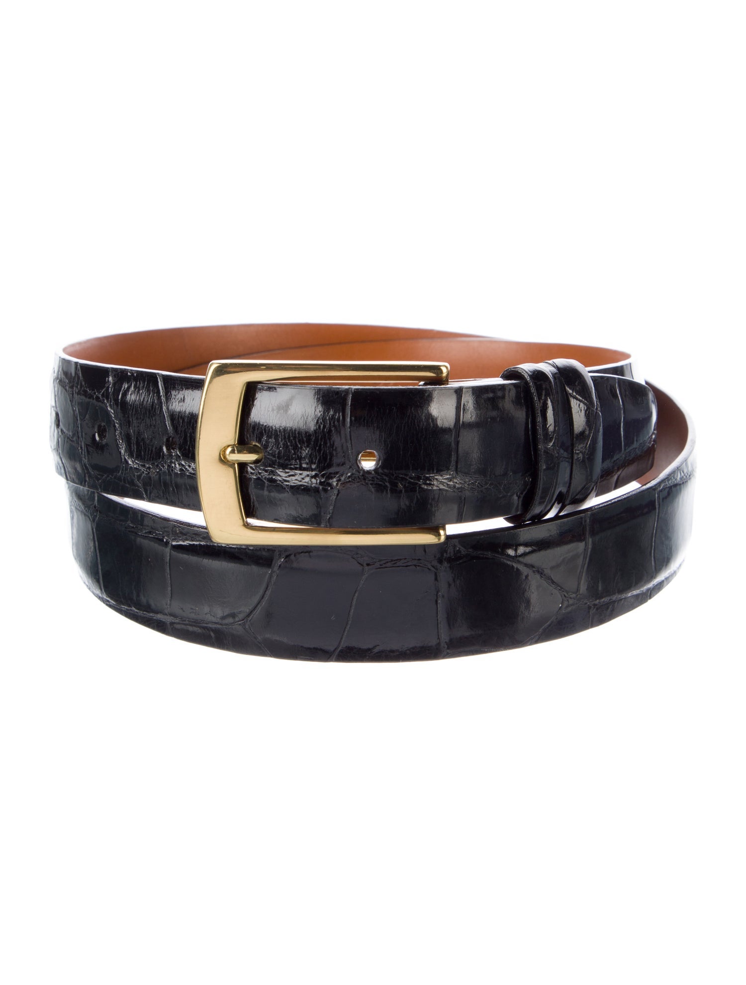 Trafalgar Skinny Patent Leather Waist Belt