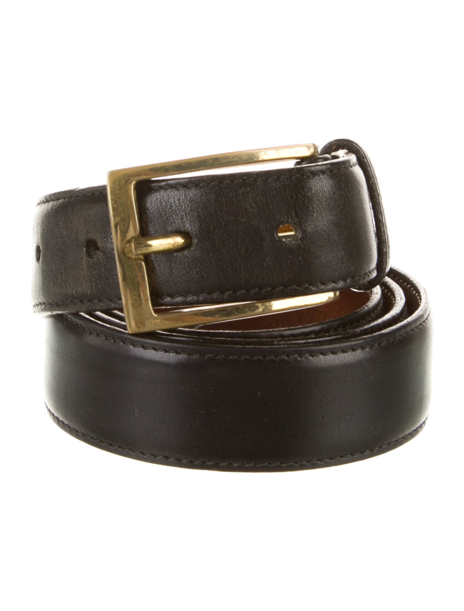 Trafalgar Skinny Leather Belt