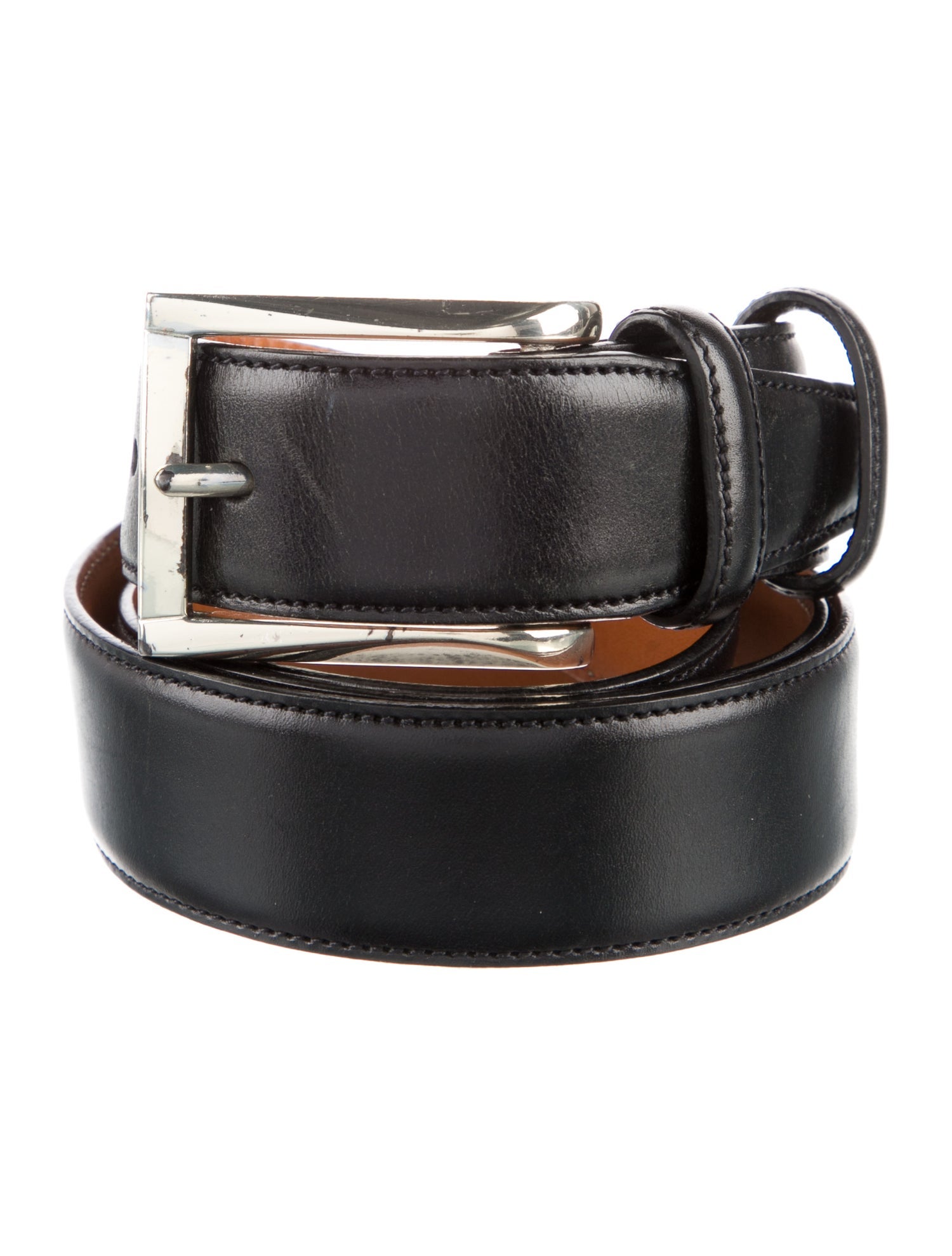 Toga Virilis Archives Skinny Waist Belt - Black Belts, Accessories
