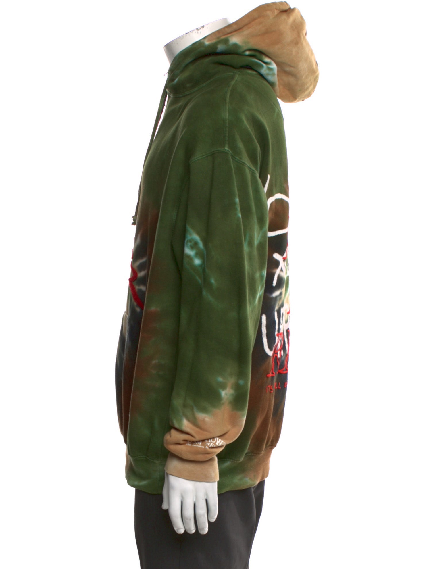 Travis Scott x Dover Street Market Tie-Dye Print Crew Neck Hoodie