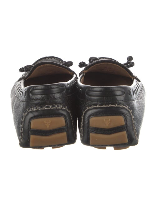Trask Leather Bow Accents Moccasins