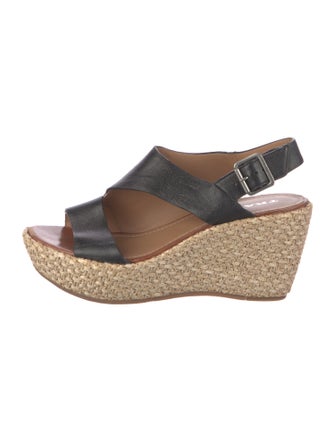 Trask Leather Espadrilles