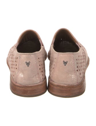 Trask Suede Lasercut Accents Flats