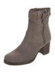 Trask Suede Moto Boots