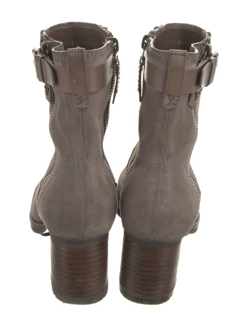 Trask Suede Moto Boots