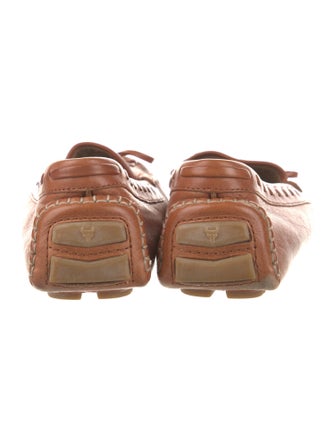 Trask Leather Whipstitch Trim Moccasins