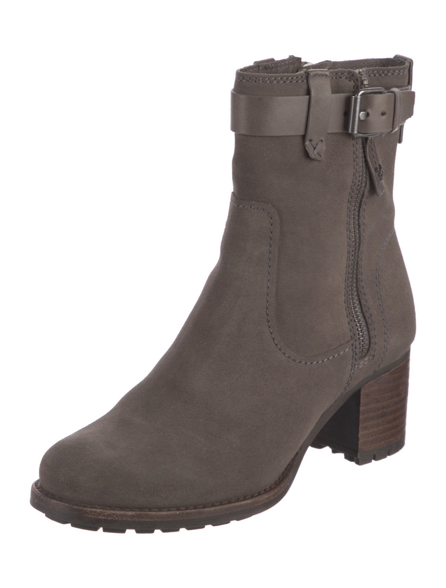 Trask Suede Moto Boots