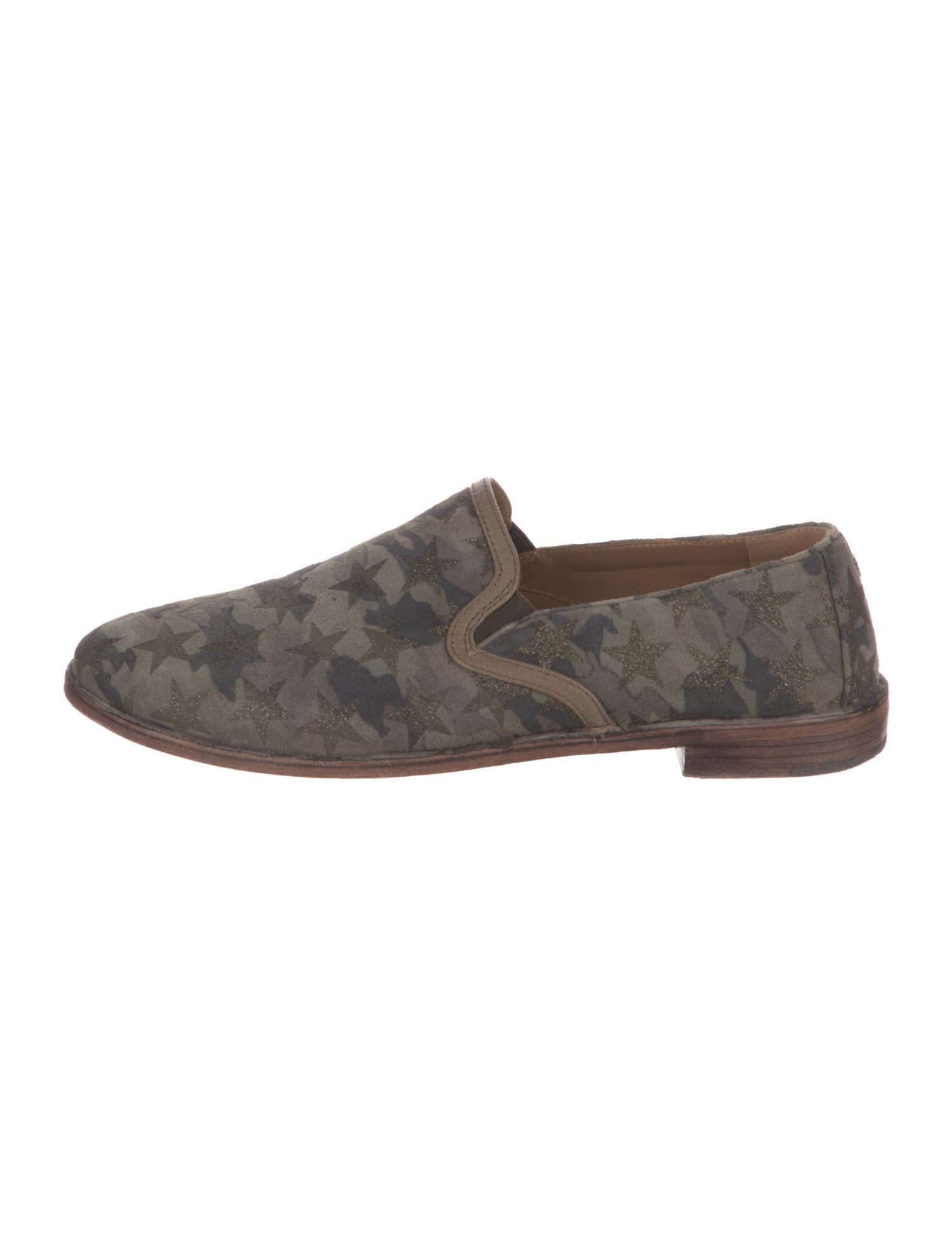 Trask Leather Printed Loafers