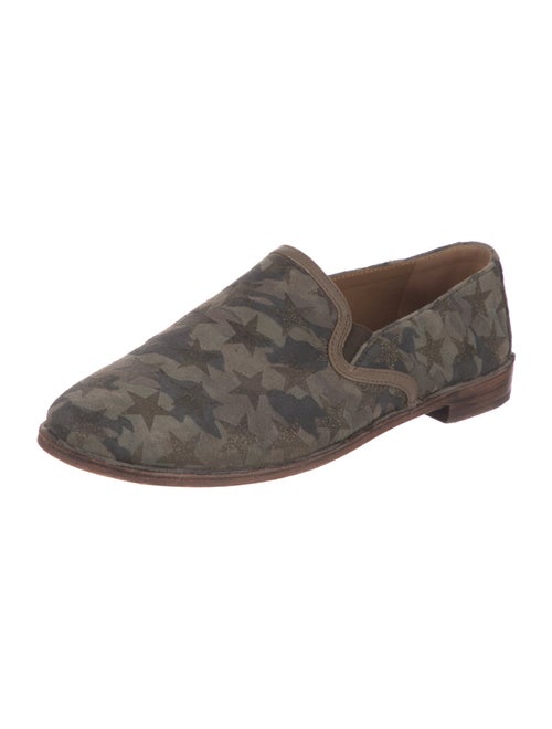 Trask Leather Printed Loafers