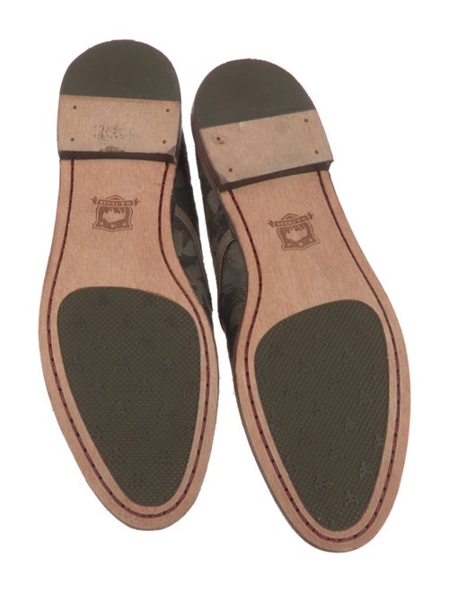 Trask Leather Printed Loafers