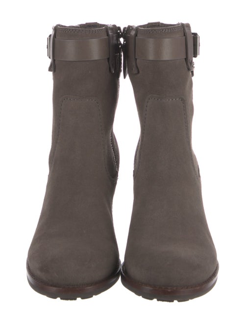 Trask Suede Moto Boots