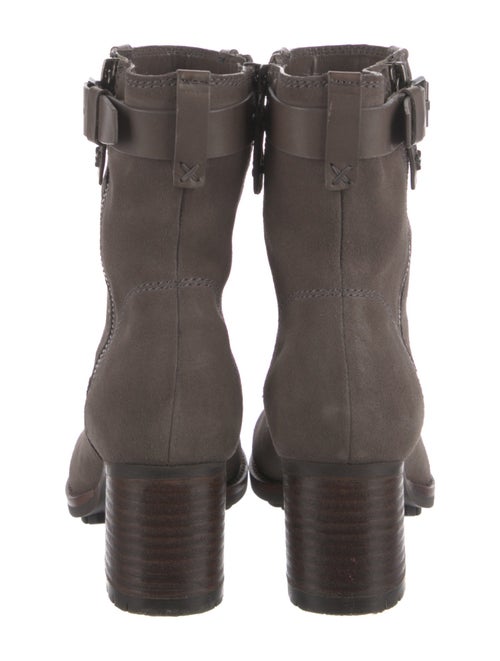 Trask Suede Moto Boots