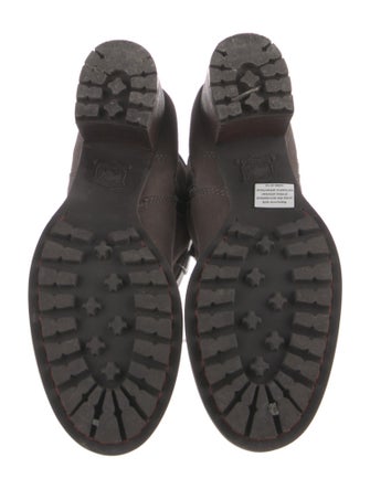 Trask Suede Moto Boots