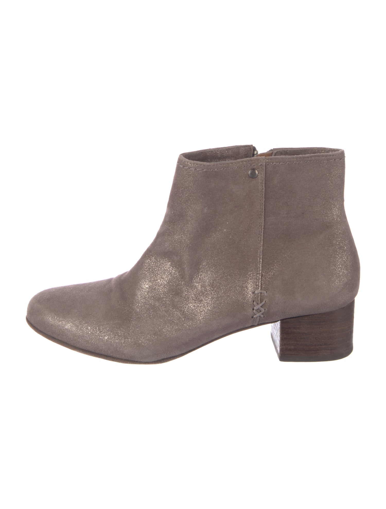 Trask Suede Colorblock Pattern Boots