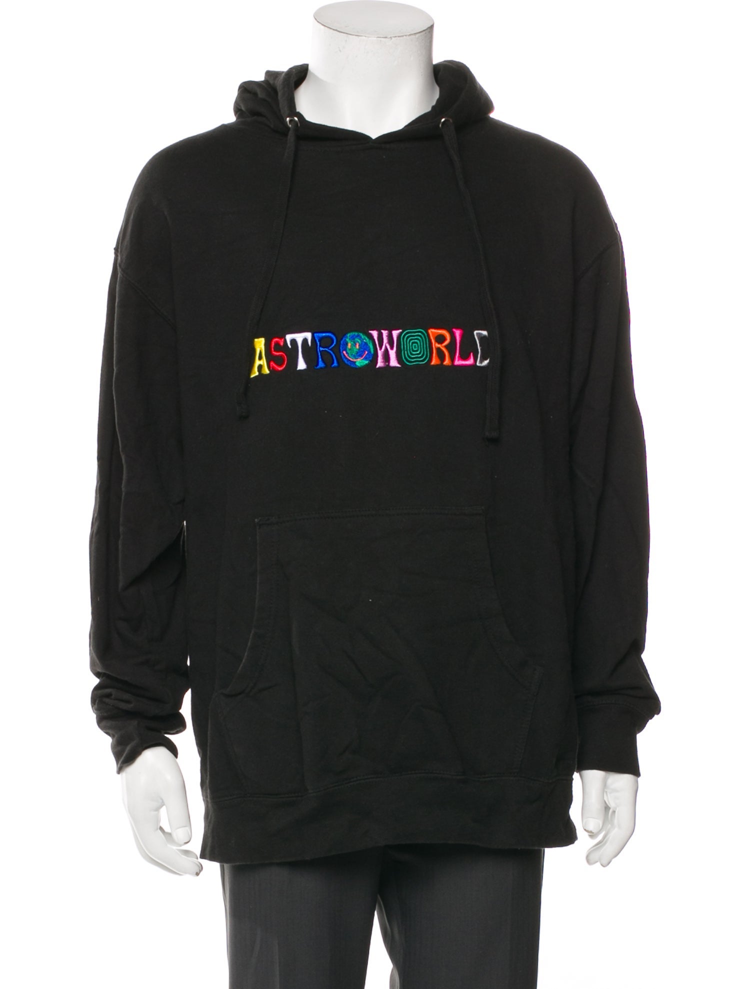 Travis Scott Graphic Print Crew Neck Hoodie