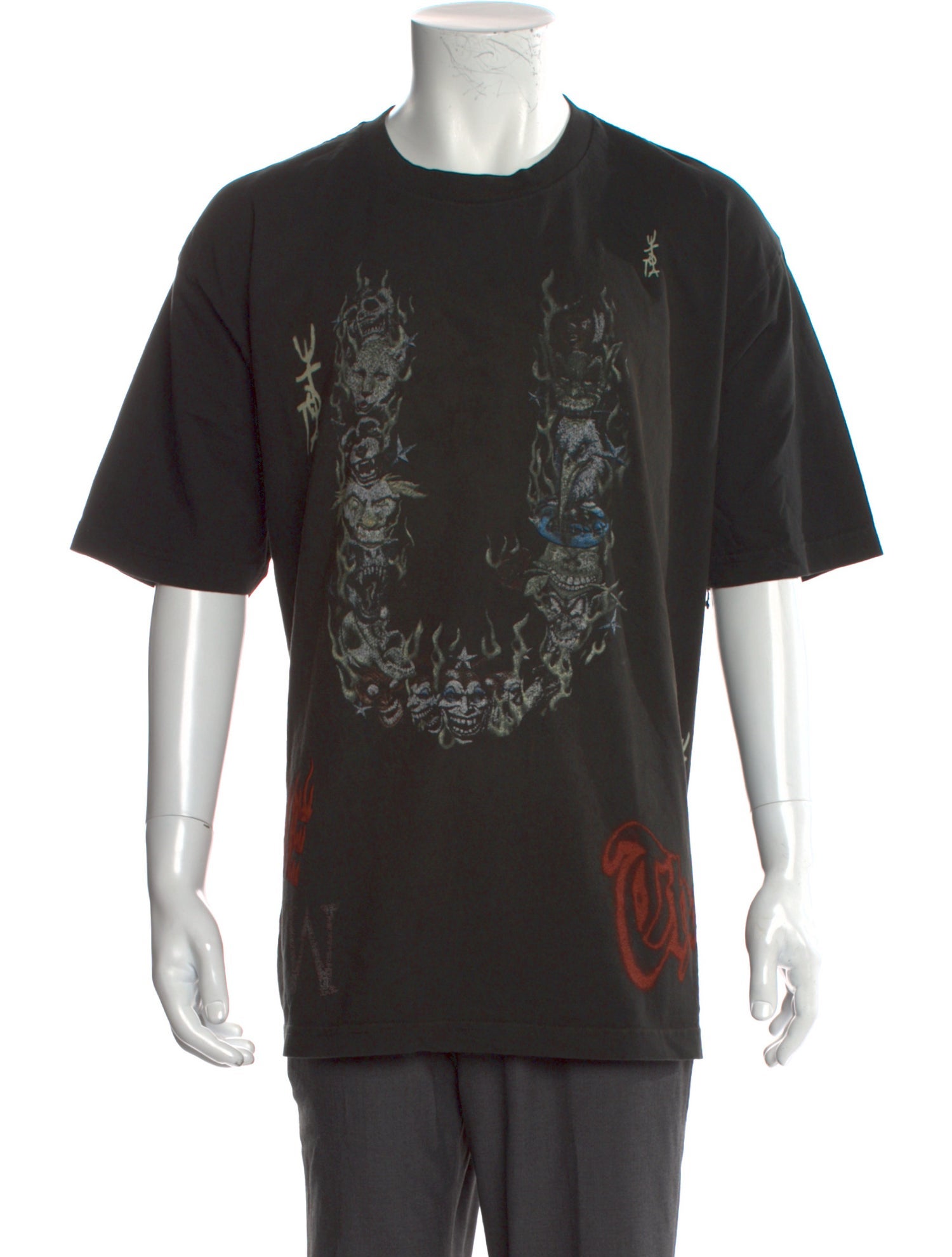 Travis Scott Printed Crew Neck T-Shirt