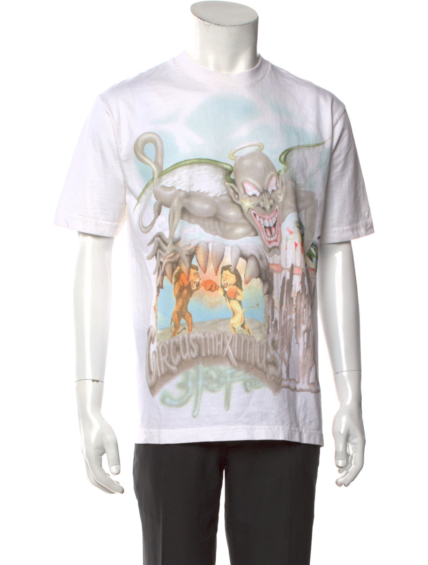 Travis Scott Graphic Print Crew Neck T-Shirt