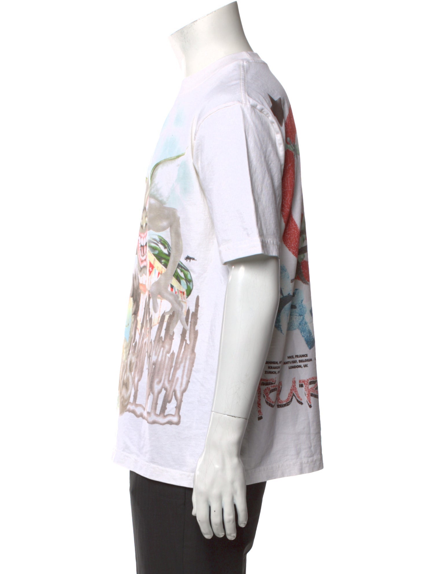 Travis Scott Graphic Print Crew Neck T-Shirt