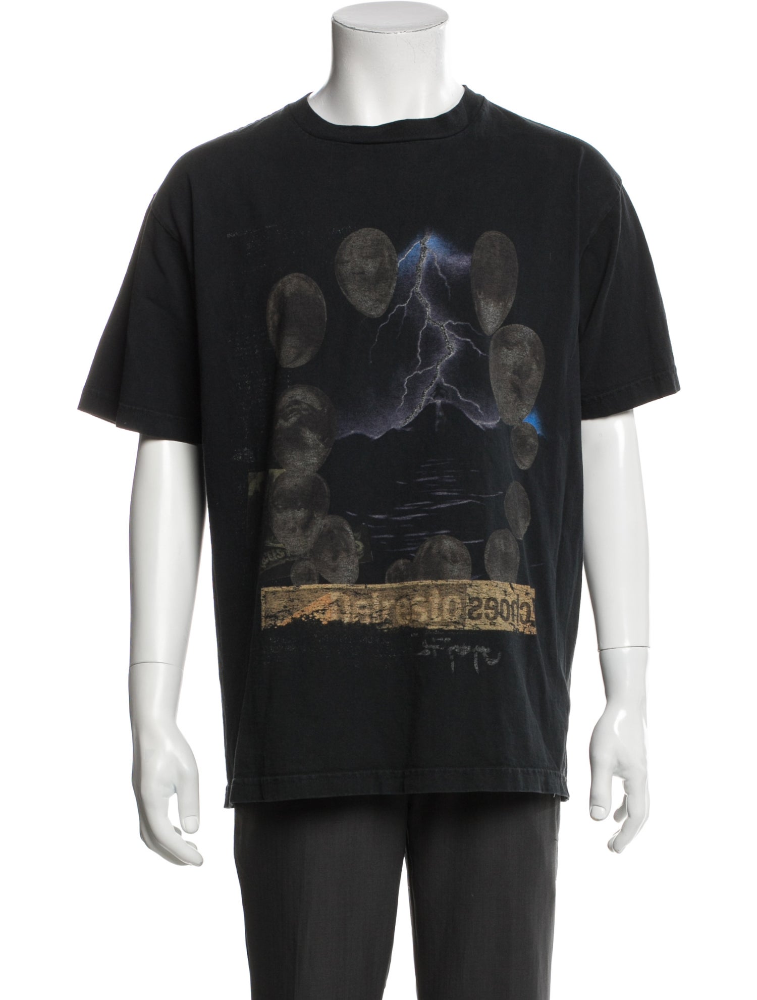 Travis Scott Graphic Print Crew Neck T-Shirt