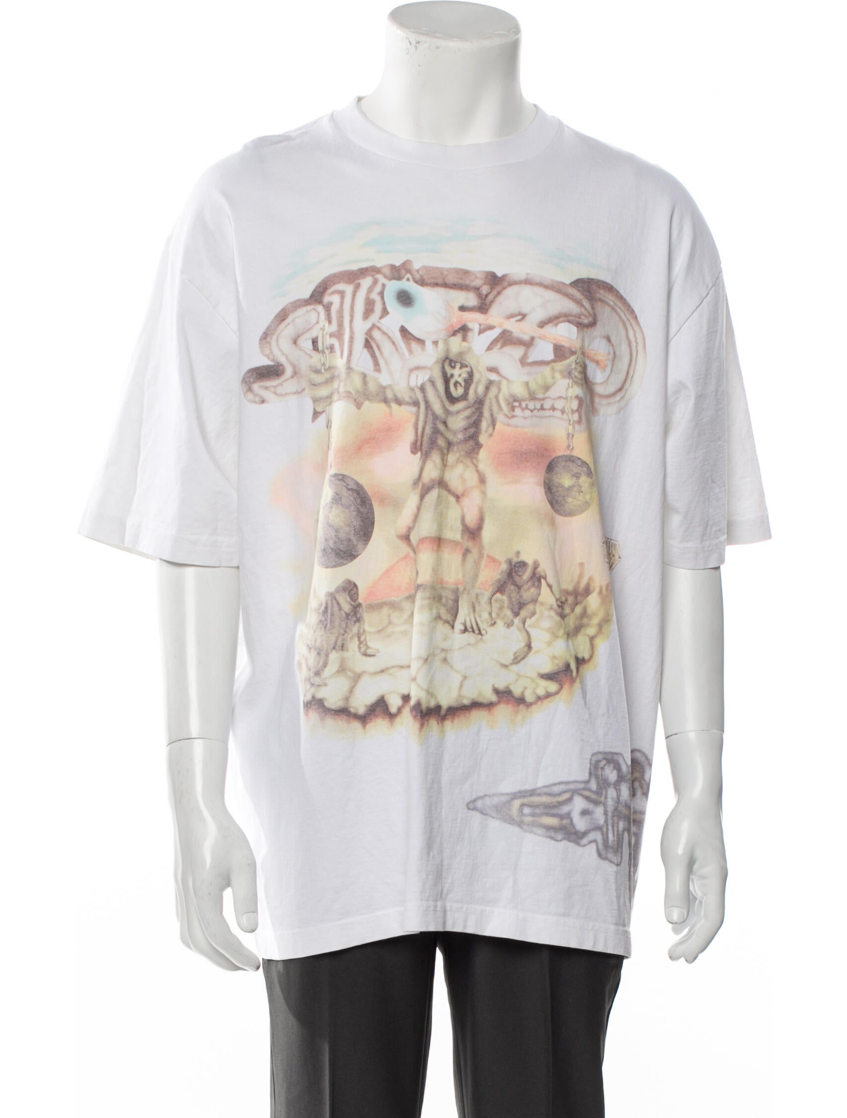 Travis Scott Graphic Print Crew Neck T-Shirt