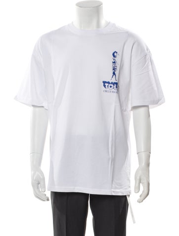 Travis Scott T-Shirts Graphic Print Crew Neck T-Shirt L