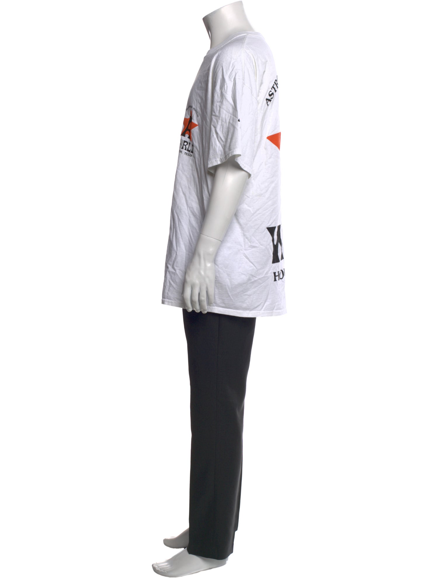 Travis Scott Graphic Print Crew Neck T-Shirt