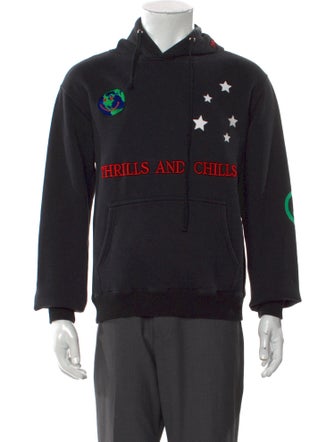 Travis Scott Graphic Print Crew Neck Hoodie