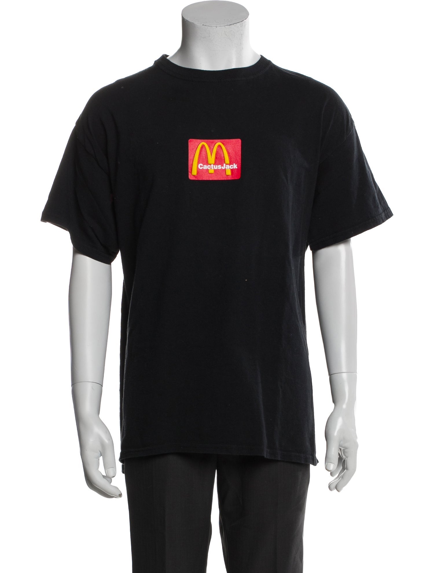 Travis Scott Mcdonalds Graphic Print T-Shirt
