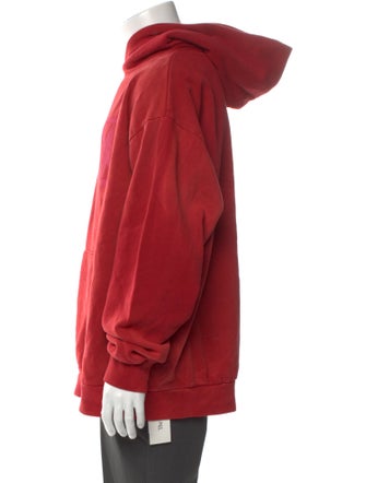 Travis Scott Graphic Print Mock Neck Hoodie