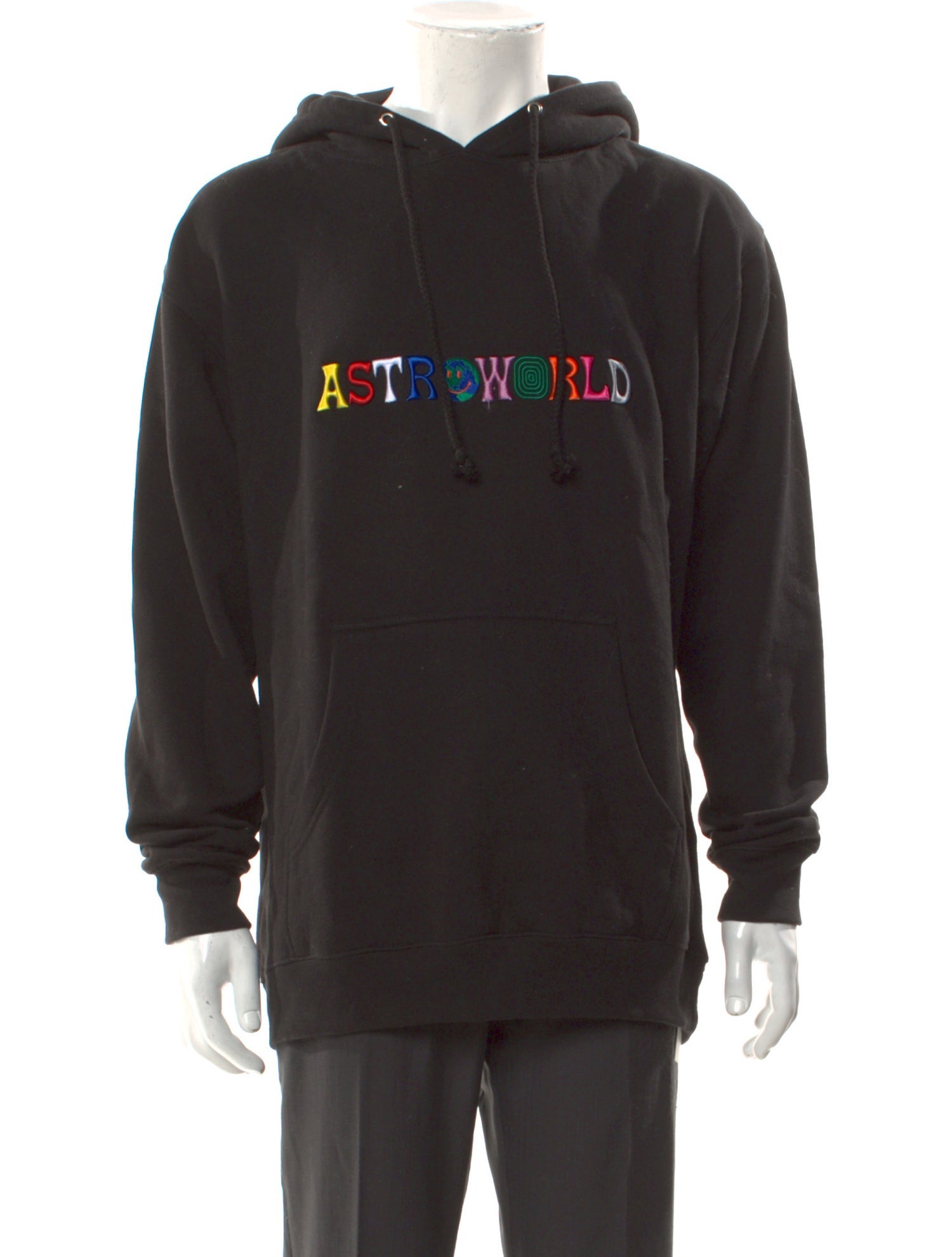 Travis Scott Graphic Print Crew Neck Hoodie