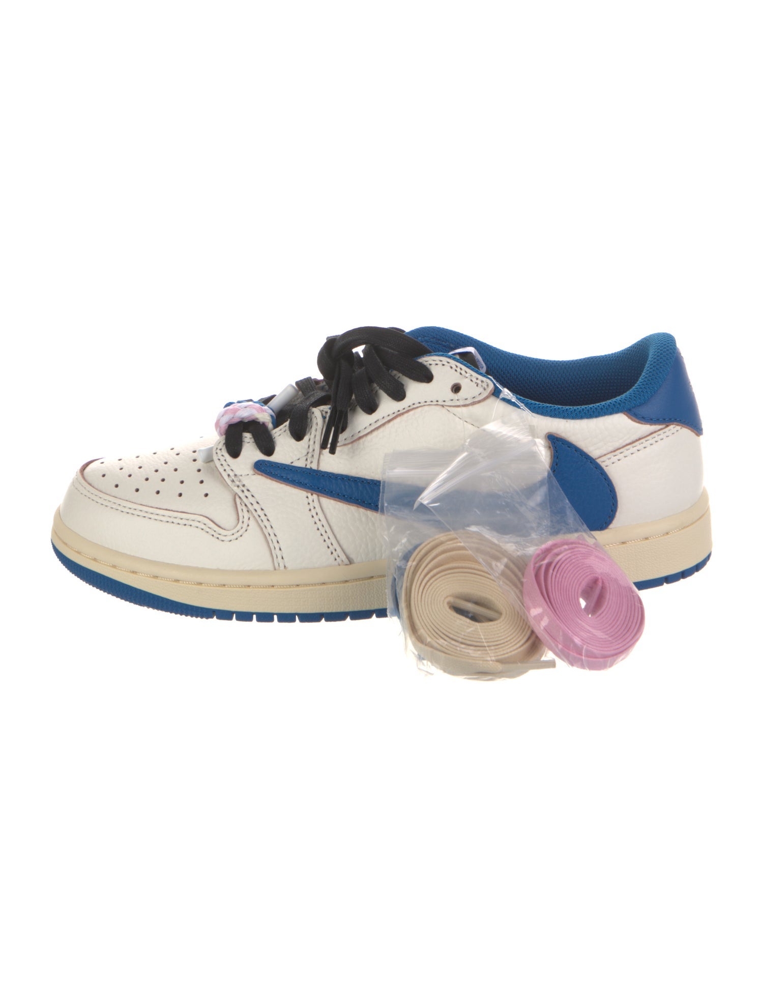 Travis Scott Leather Printed Sneakers w/ Tags