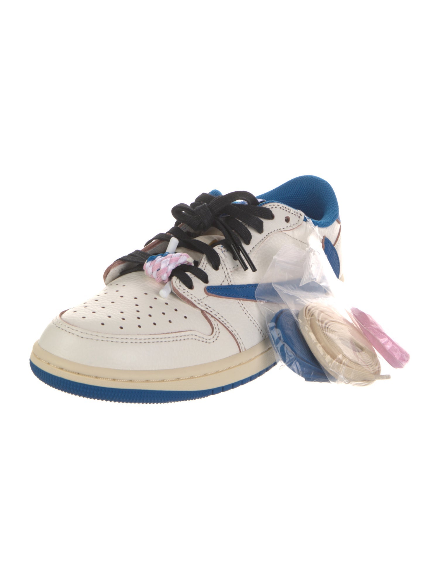 Travis Scott Leather Printed Sneakers w/ Tags