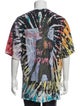 Travis Scott Tie-Dye Print Scoop Neck Henley