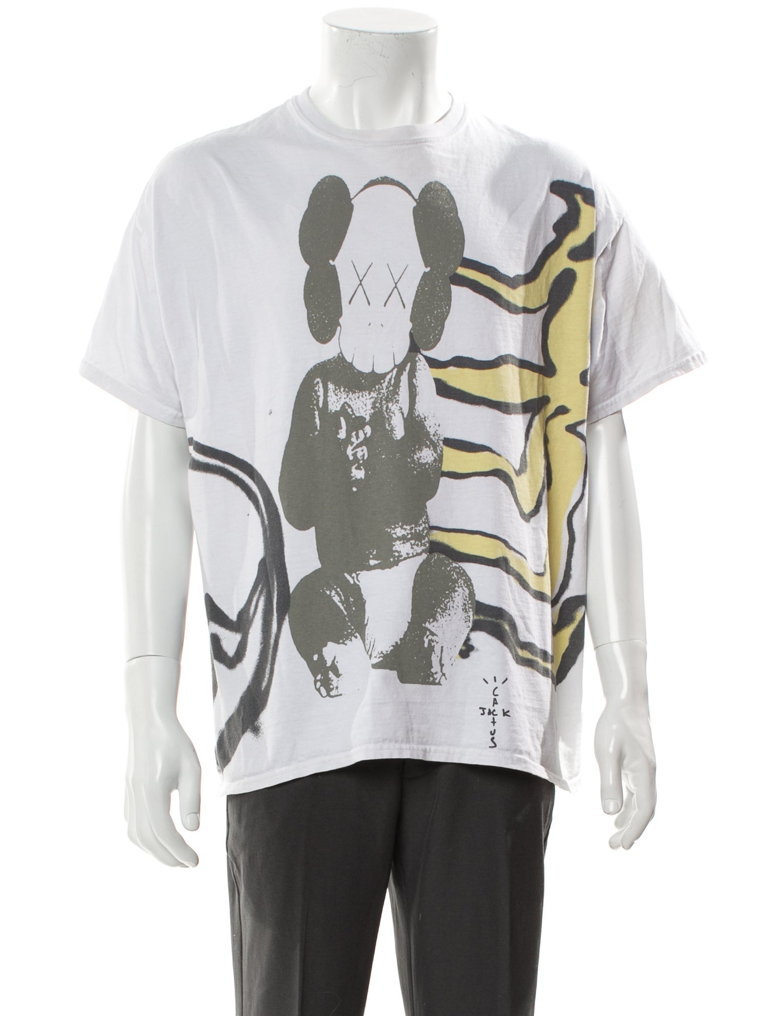 Travis Scott Graphic Print Crew Neck T-Shirt