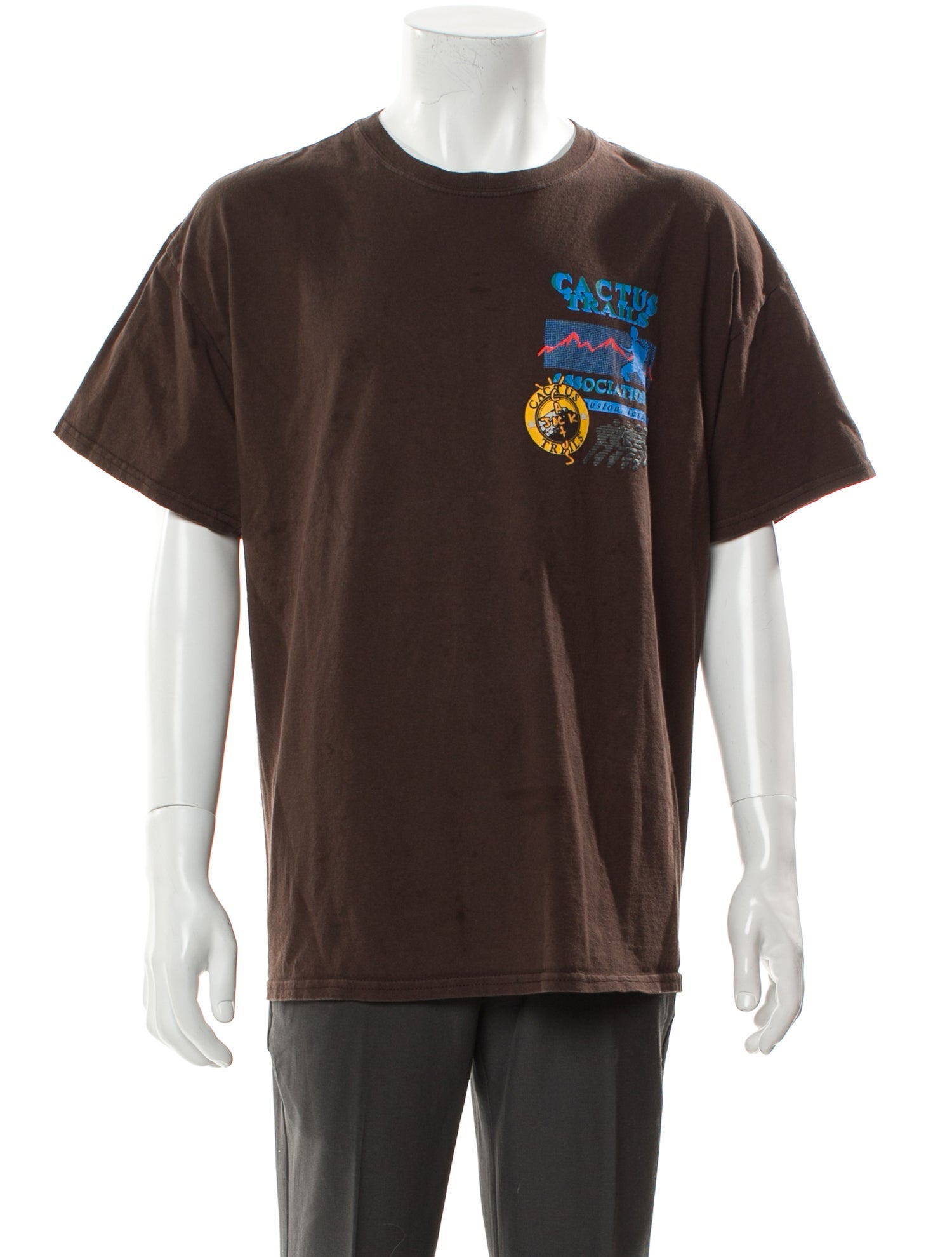 Travis Scott Graphic Print Crew Neck T-Shirt