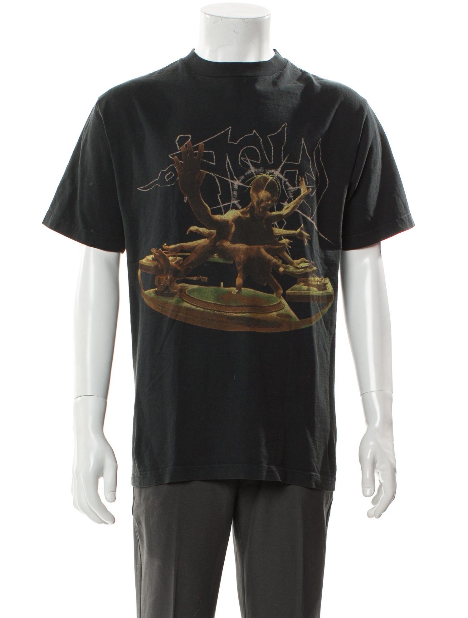 Travis Scott Graphic Print Crew Neck T-Shirt