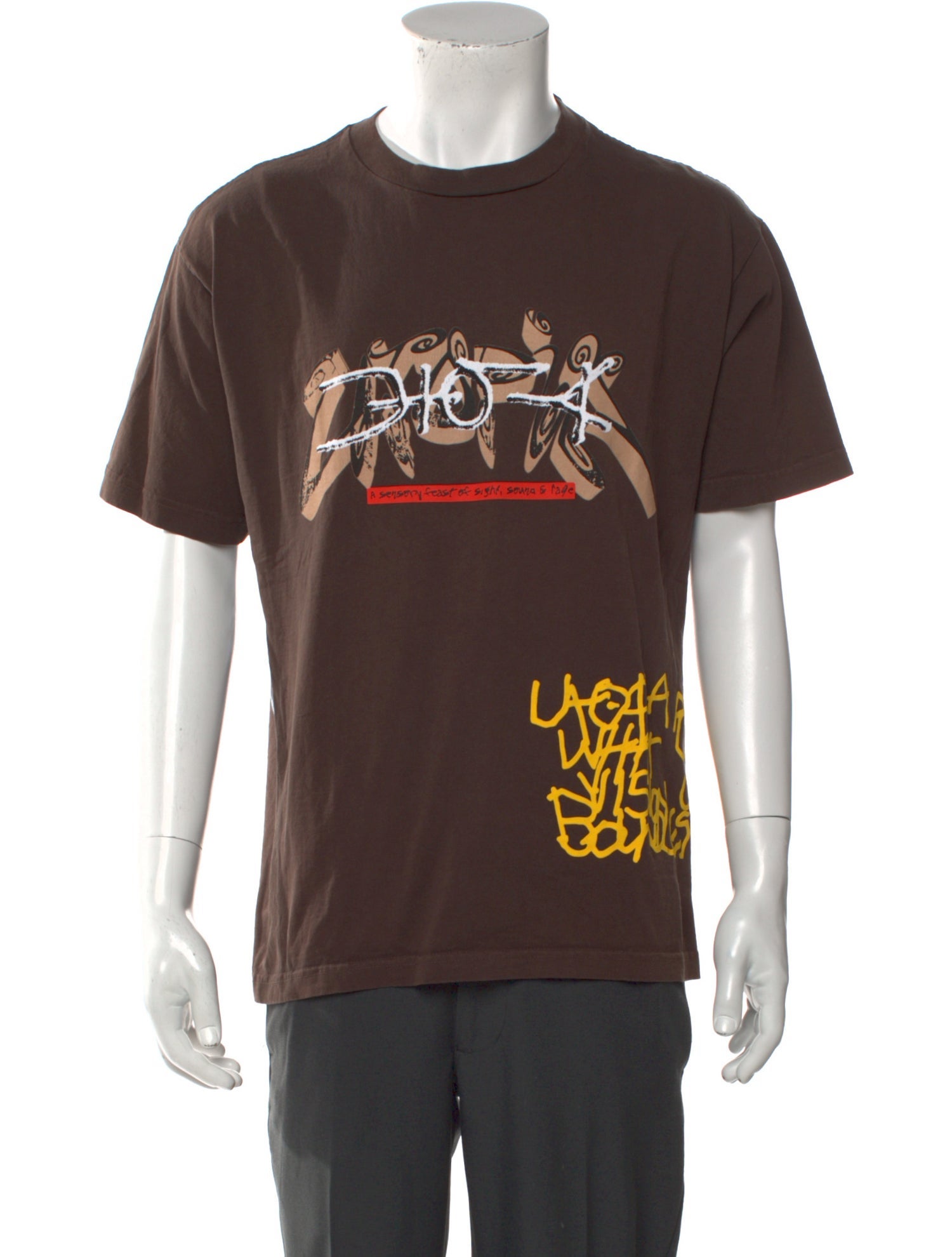 Travis Scott Graphic Print Crew Neck T-Shirt