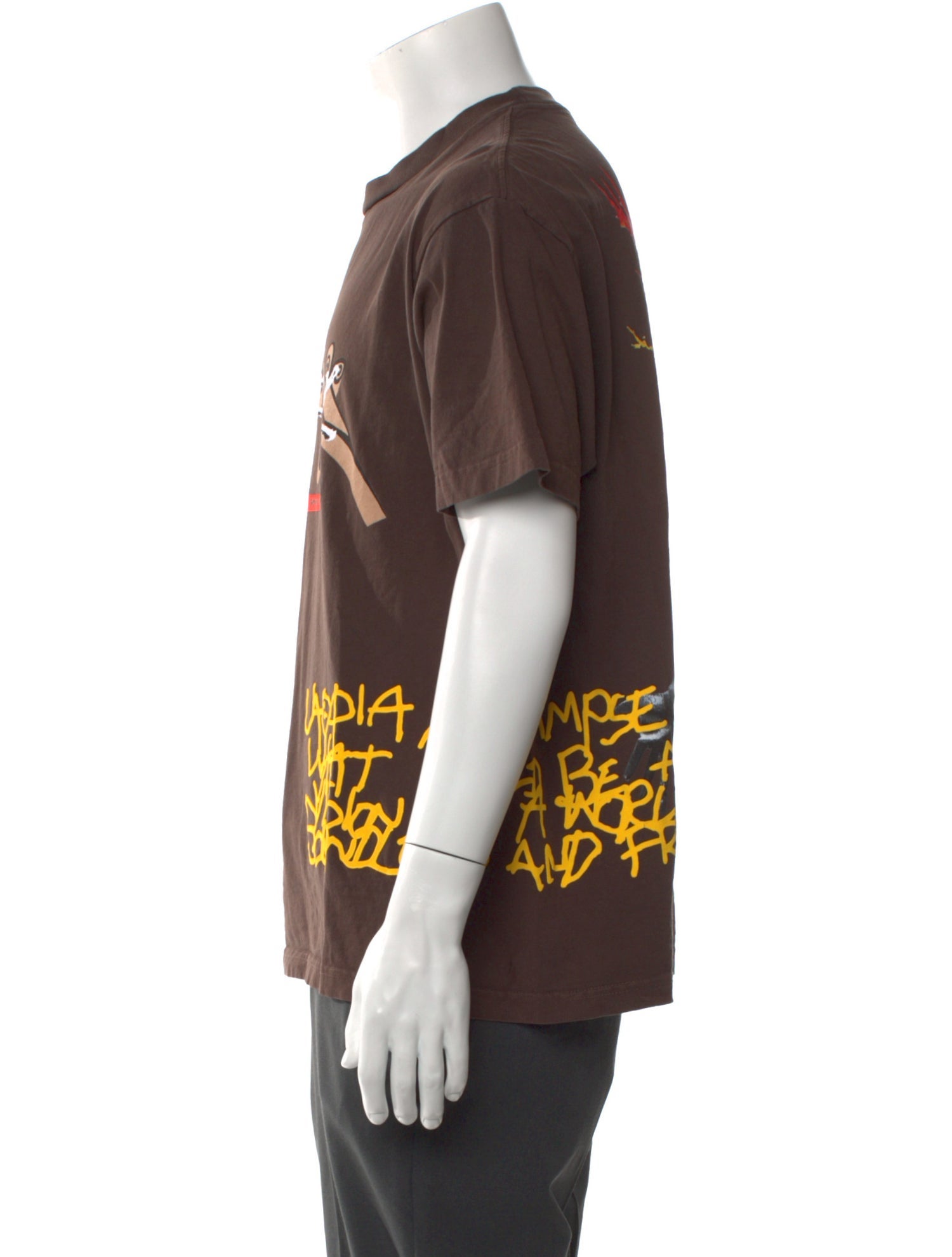 Travis Scott Graphic Print Crew Neck T-Shirt