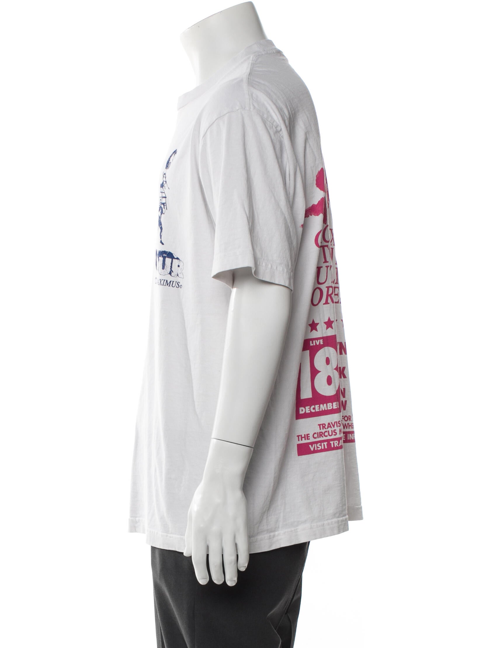 Travis Scott Graphic Print Crew Neck T-Shirt