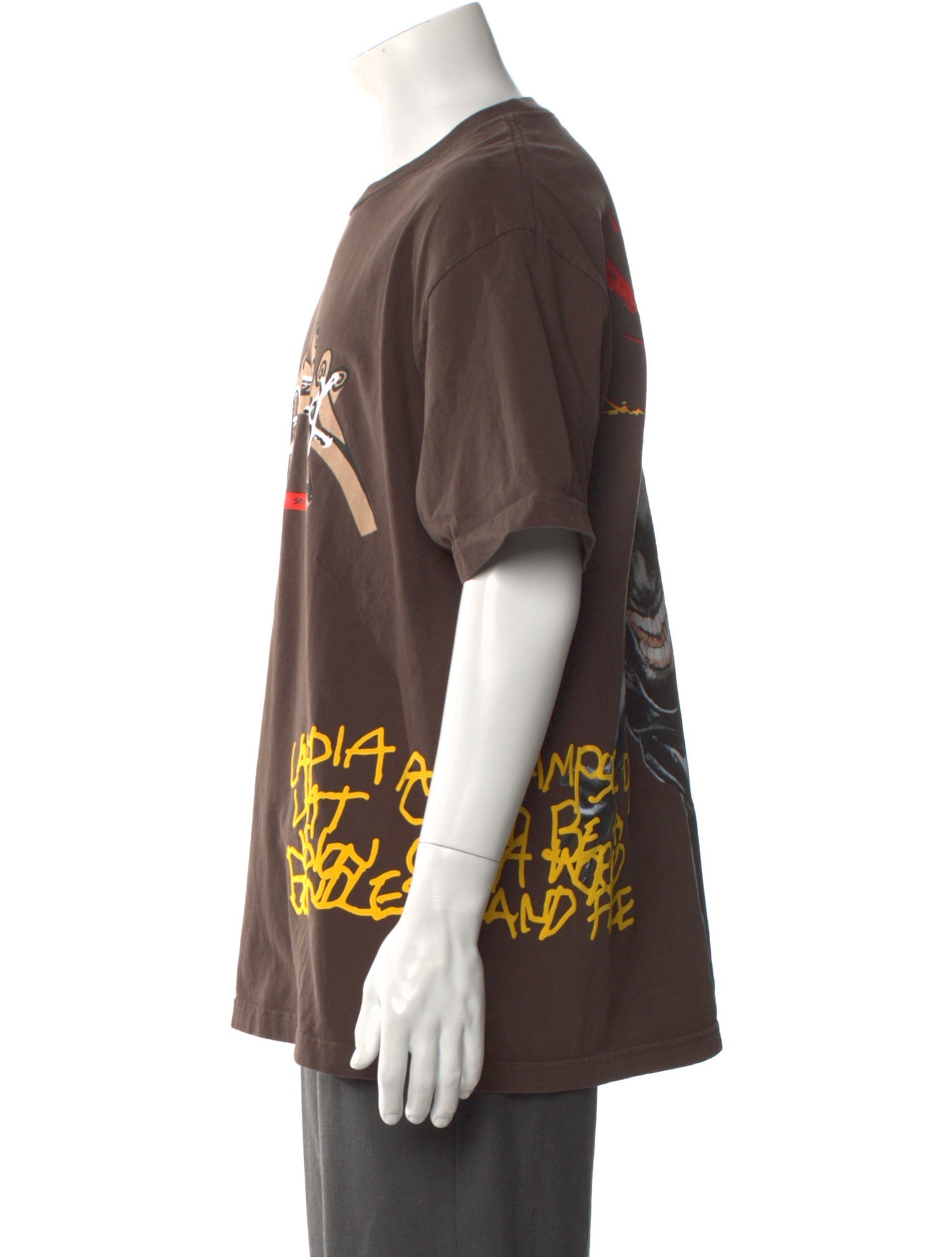 Travis Scott Graphic Print Crew Neck T-Shirt