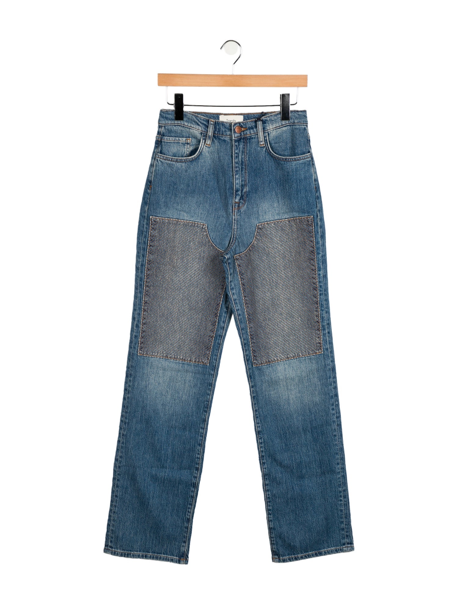 Triarchy High-Rise Straight Leg Jeans